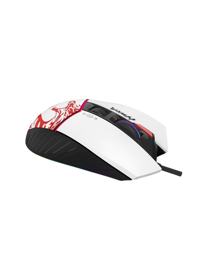 Bloody W95 Max RGB Gaming Mouse - BC3332-A Sensor 10,000 DPI 2,000 Hz Report Rate 4 Core Activated - 4 Types LOD Setting - Extra Fire Button - Image 5